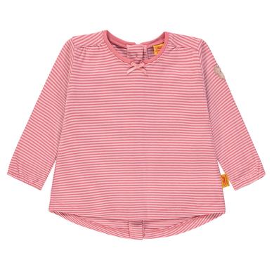 Steiff  Boys Langarmshirt stripe - orange - Gr.68 - Mädchen