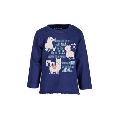 BLUE SEVEN Girls Langærmet skjorte Ultramarine