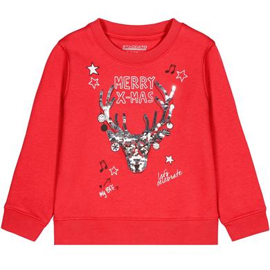 Staccato  Girls Sweatshirt chilli - rot - Gr.Kindermode (2 - 6 Jahre) - Mädchen