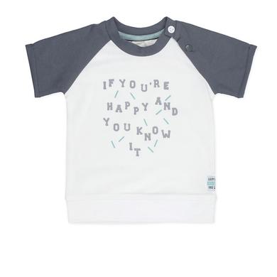 Feetje  T-Shirt you`re so happy smile weiß - Gr.Newborn (0 - 6 Monate) - Mädchen