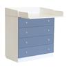 Polini Kids Baby Commode Simple 1580 wit-blauw
