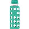 lifefactory Kinderflasche aus Glas in kale 250 ml 