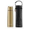 miniland deluxe thermos Thermosflasche mit Isoliertasche gold 500ml 