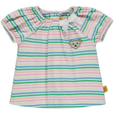 Steiff  Girls T-Shirt, stripe - bunt - Gr.68 - Mädchen