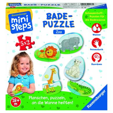 Spielzeug/Badespielzeug: Ravensburger Ravensburger ministeps® Badepuzzle Zoo