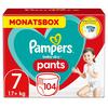 Pampers Baby-Dry Pants, Gr. 7, 17+kg, Monatsbox (1 x 104 Höschenwindeln)