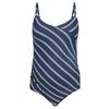 noppies Zwempak Noreen jurk met blauwe streep in zwangerschapskleding