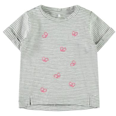 name it  Girls T-Shirt Fantasia Grey melange - grau - Gr.Newborn (0 - 6 Monate) - Mädchen
