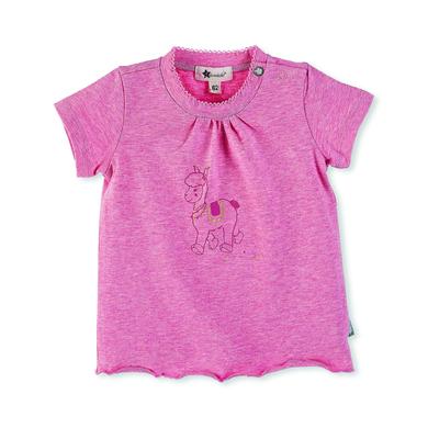 Sterntaler  Kurzarm-Shirt Lotte rosa melange - rosa/pink - Gr.62 - Mädchen