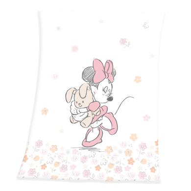 HERDING Soft Peach přikrývka Minnie Mouse 75x100 cm