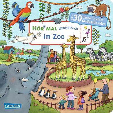 Bücher: Carlsen Verlag CARLSEN Hör mal: Im Zoo - Wimmelbuch