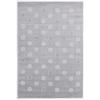 LIVONE lek og barneteppe Happy Rugs Confetti sølvgrå / mynte, 120 x 180 cm