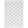 LIVONE play a dětský koberec Happy Rugs Confetti krém / modrá / stříbrná šedá 120 x 180 cm
