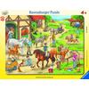 Ravensburger Frame puzzel, 40 stukken - Op de paardenboerderij