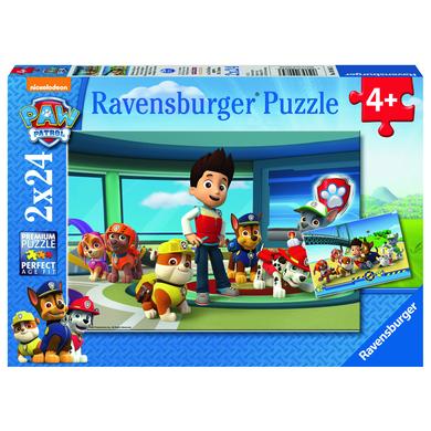 Ravensburger Puzzle 2x 24 Teile - Paw Patrol: Hilfsbereite Spürnasen