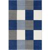 LIVONE lek og barneteppe Happy Rugs - Checker board blue, 160 x 230 cm