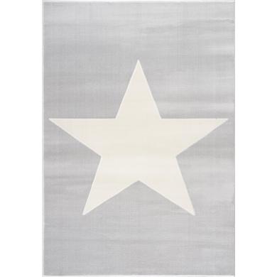LIVONE leg og børnetæppe Happy Rugs Shootingstar, grå / hvid 160 x 230 cm