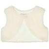  STACCATO  Girls pluche vest uit white 