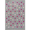 LIVONE speel- en kindertapijt Happy Rugs Confetti zilvergrijs/roze, 160 x 230 cm