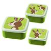 sigikid ® Snackboxar Set med 3 kaniner Forest 