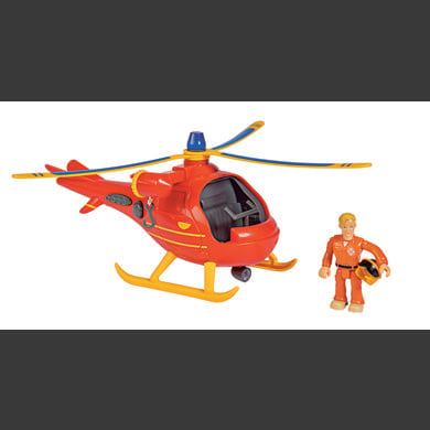 Spielzeug/Spielsets: Simba Simba Feuerwehrmann Sam - Hubschrauber Wallaby mit Figur