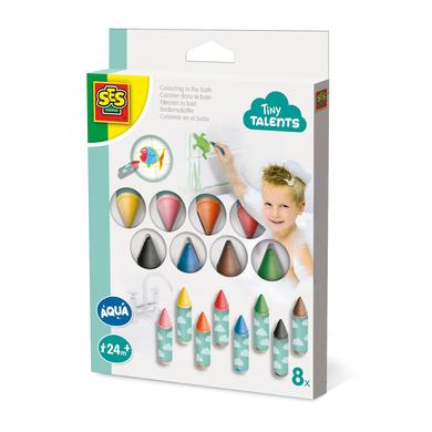 Badspeelgoed SES Creative Kleuren in bad 8 pack multicolor