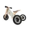 Kinderfeets® Tricycle draisienne enfant évolutif 2en1 Tiny Tot Plus, bois turquoise