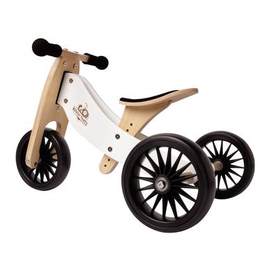 Kinderfeets ® 2-i-1 Trehjuling Tiny Tot Plus, hvid