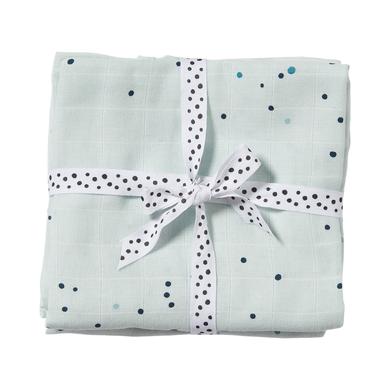 Done by Deer ™ Pucktuch 2-pack Dream y dots Blue
