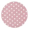LIVONE Barneteppe Barn elsker Rugs CIRCLE pink / white 100 cm round 