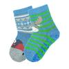 Sterntaler ponožky Air dvojité balení los / bizon středně modrá melanž 
