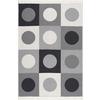 LIVONE Tapis enfant Happy Rugs Piatto TRAFFIC coton lavable gris/noir/blanc 160x230 cm