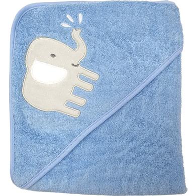 HÜTTE & CO hætteklædt badehåndklæde luftblå 100 x 100 cm