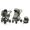 fill barnvagn Set Panther Elite Forest Green Melange