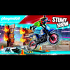  PLAYMOBIL  ® Kaskadérská show motocyklu s protipožární stěnou