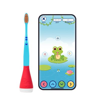 Playbrush Smart Handzahnbürste für Kinder mit gratis Zahnputz-App, rot