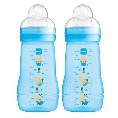 MAM Babyflaske Easy Active ™ 270 ml, kanin i dobbeltpakke