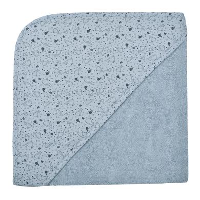 WÖRNER SÜDFROTTIER Håndklæde med hætte Wal stålblå 100 x 100 cm
