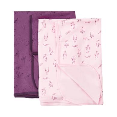 Pippi Coperta per bebè profonda 2-pack purple
