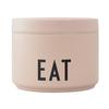 Design letters Thermo-Lunchbox klein in nude