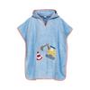 Playshoes Frottee-Poncho Bagger blau