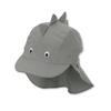 Sterntaler Peaked cap med nakkebeskyttelse smoke grey