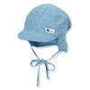 Sterntaler Peaked cap met nekbescherming lichtblauw