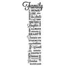 RoomMates ® Letras de la familia