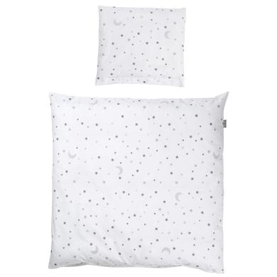 roba Cradle sengetøj 2-delt star charm grå 80 x 80 cm