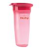 Nûby 360° sippy cup WONDER CUP Basic od 6 miesięcy 300 ml w kolorze różowym