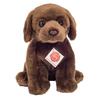 Teddy HERMANN ® Labrador siddende mørkebrun 25 cm