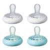 Tommee Tippee Chupete Night tipo pecho, 0-6 meses, juego de 