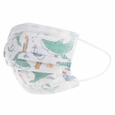 Nûby engangs hverdagsmaske i en pakke med 10, mund-næse beskyttelse til børn 4-12 år, 3-lags til