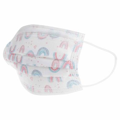 Nûby engangs hverdagsmaske pakke med 10, mund- og næsebeskyttelse til børn 4-12 år, 3-lags til